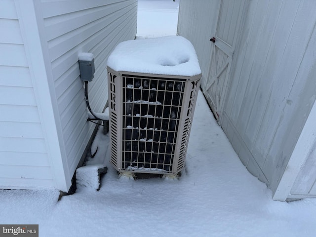 exterior details with ac unit