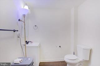 bathroom featuring toilet