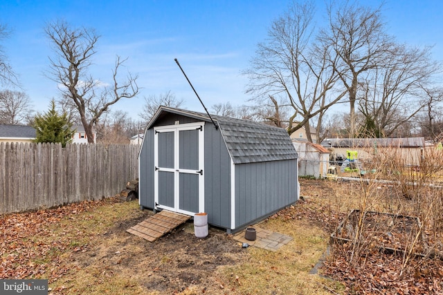 view of outbuilding