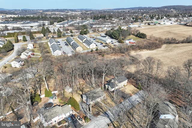 birds eye view of property featuring a residential view