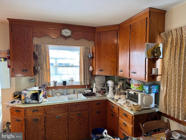 kitchen featuring sink