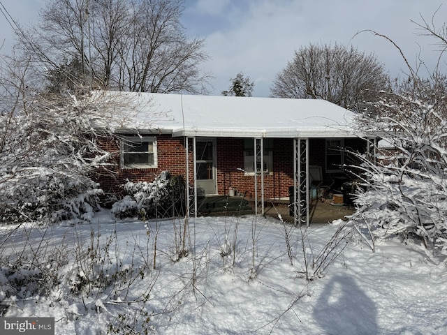 view of front of home