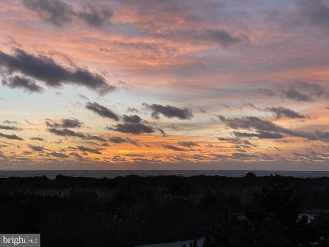 property view of mountains featuring a water view