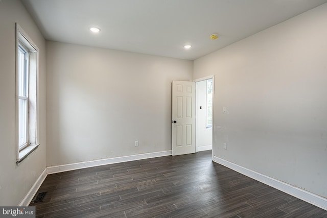 unfurnished room with a wealth of natural light