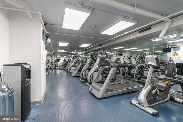 view of exercise room