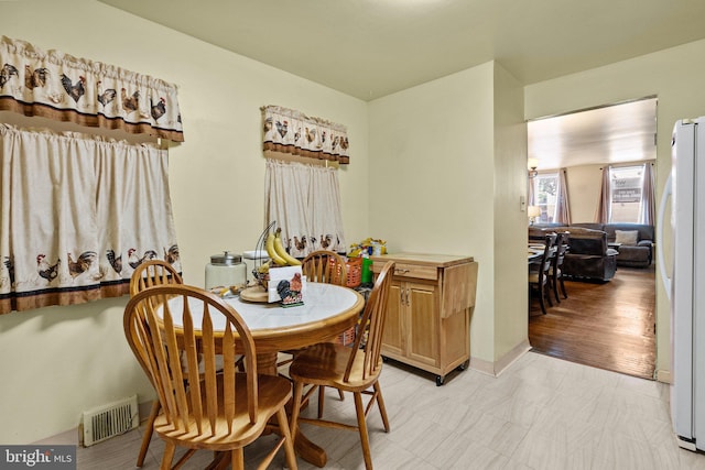 view of dining room