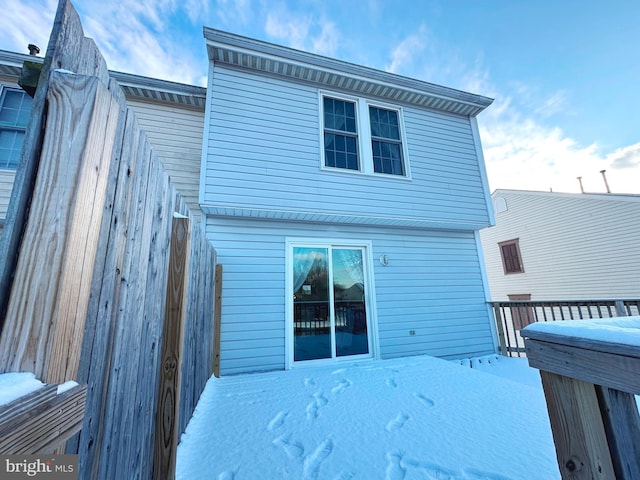 view of rear view of house