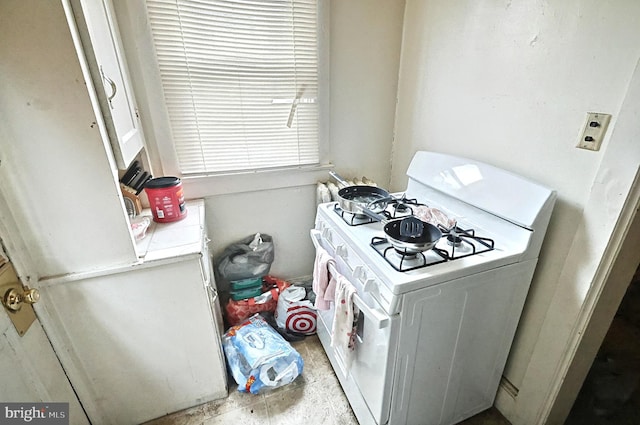 view of clothes washing area