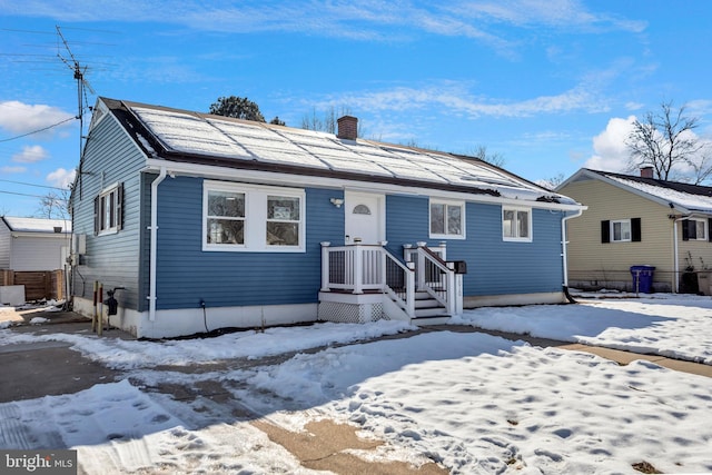 view of bungalow-style house