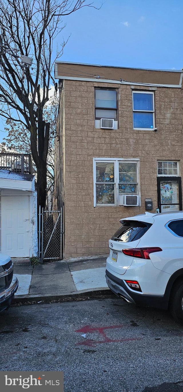 1866 E Wensley St, Philadelphia, PA 19134 - view of front facade featuring cooling unit