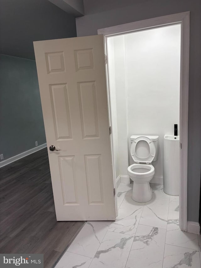 bathroom with toilet