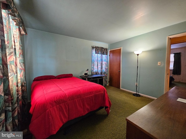 bedroom with carpet flooring