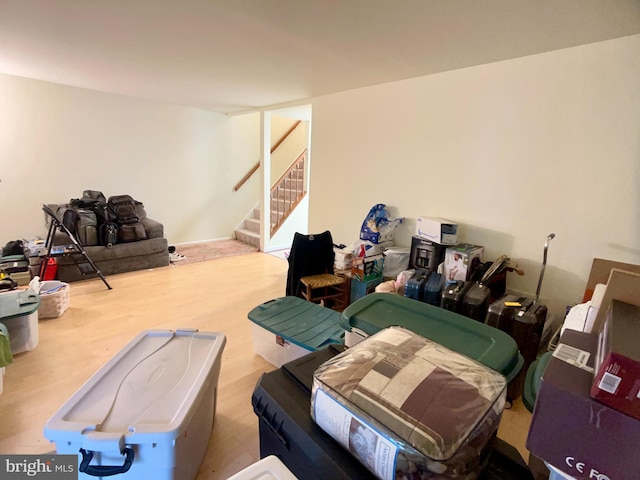 bedroom featuring wood-type flooring