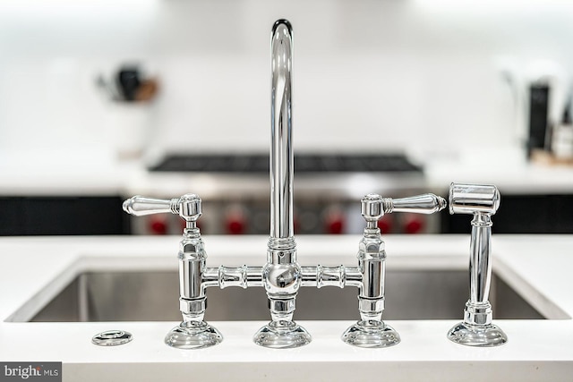 interior details with sink