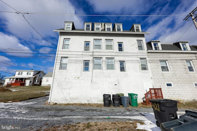 view of rear view of house