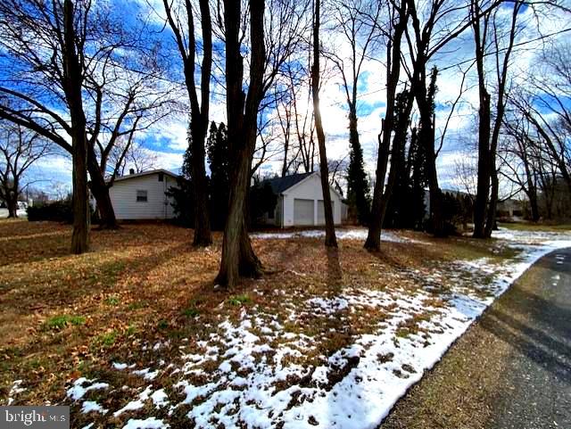 view of snowy yard