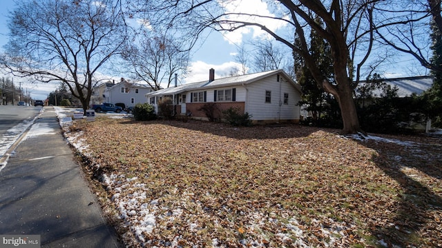 view of home's exterior