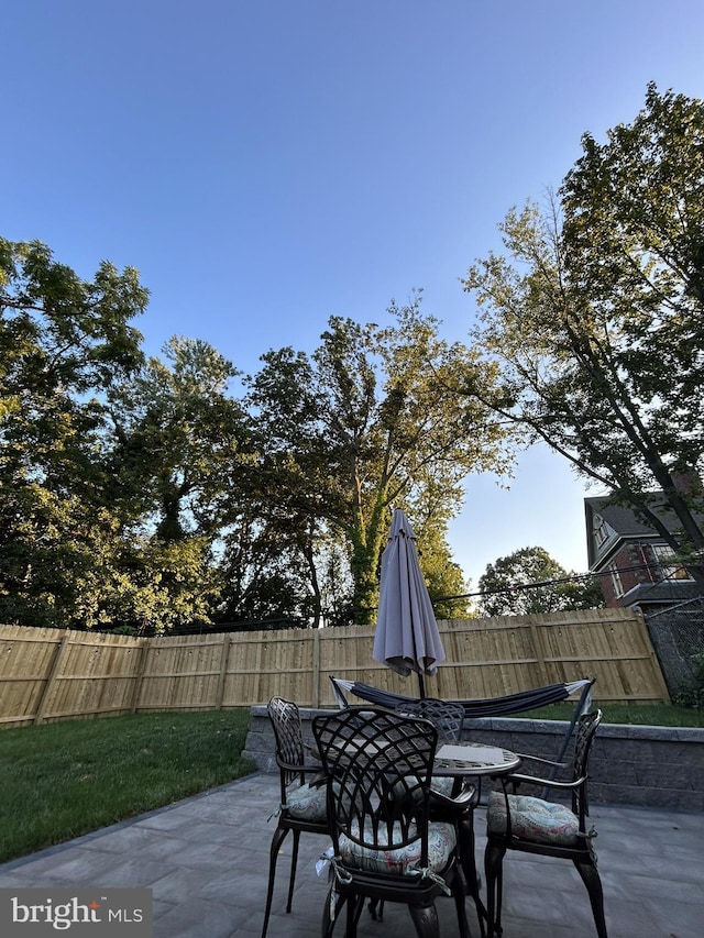 view of patio / terrace