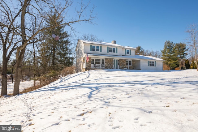 view of front of property