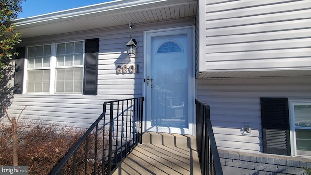 view of entrance to property