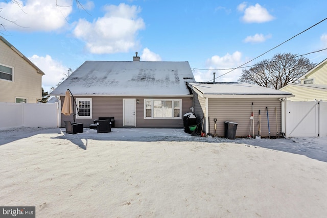 view of back of property