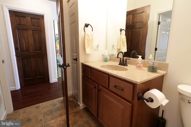 148 Gemstone Dr, Bellefonte, PA 16823 - bathroom with toilet and vanity
