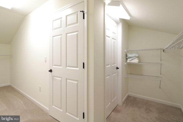 148 Gemstone Dr, Bellefonte, PA 16823 - interior space featuring vaulted ceiling and light colored carpet