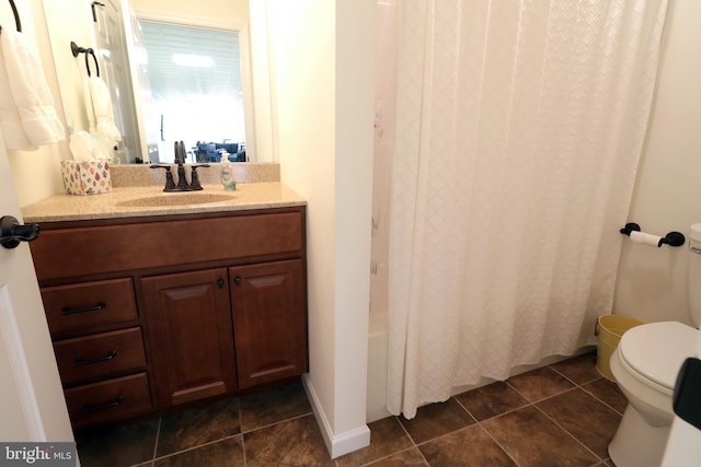 148 Gemstone Dr, Bellefonte, PA 16823 - bathroom featuring toilet, vanity, and tile patterned flooring