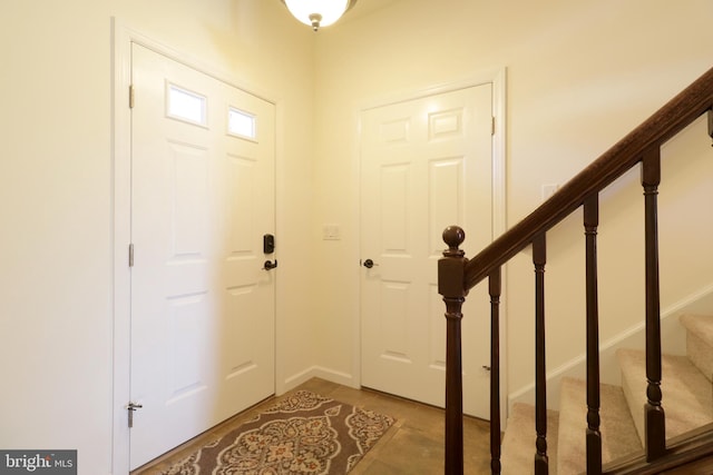 148 Gemstone Dr, Bellefonte, PA 16823 - tiled entryway featuring stairs