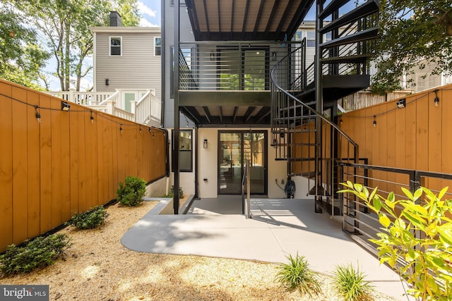 back of house featuring a patio area