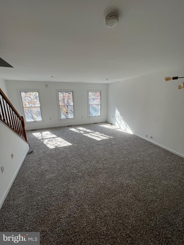 interior space featuring carpet flooring