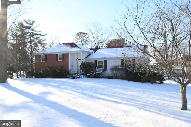 view of front of home