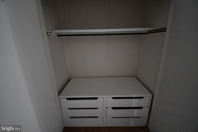 view of closet