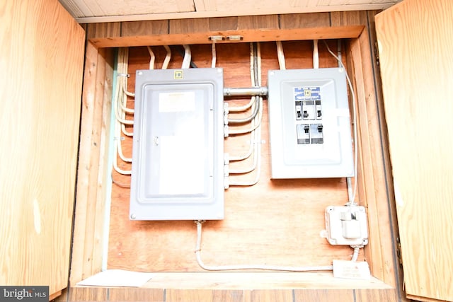 utility room featuring electric panel