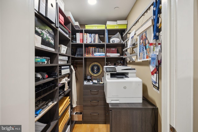 view of storage room