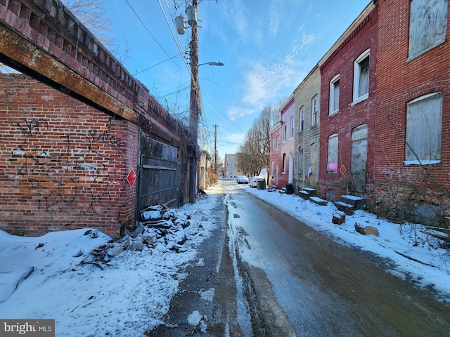 view of street