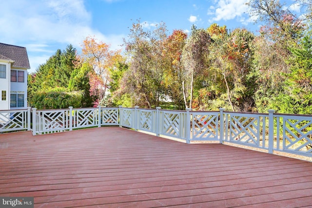 view of deck