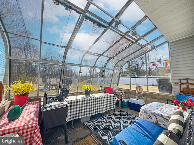 view of patio / terrace with an outdoor hangout area