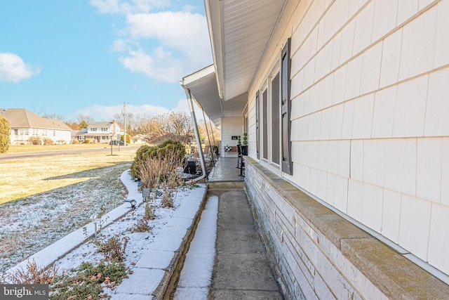 view of side of property