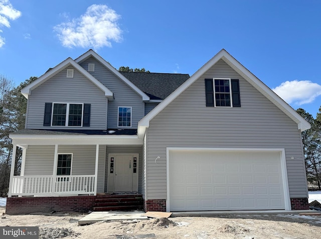 front of property featuring covered porch