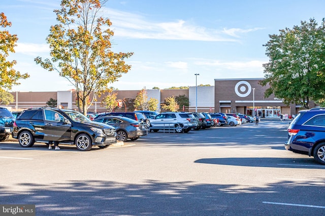 view of parking