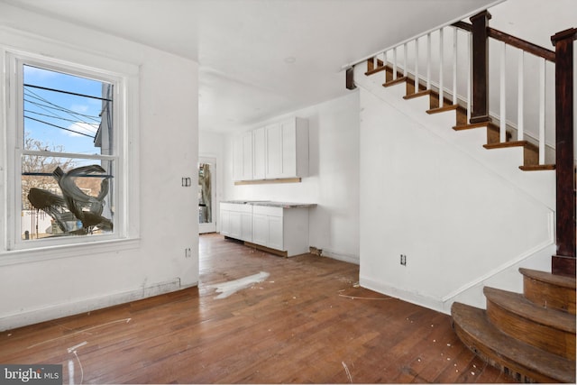 interior space featuring hardwood / wood-style flooring