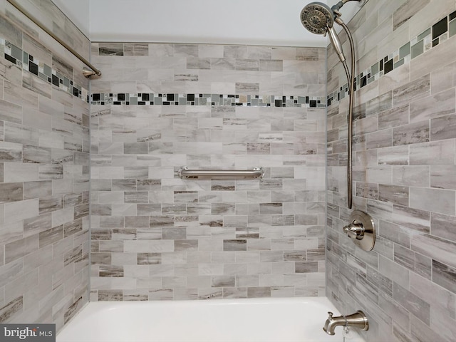 full bath featuring bathtub / shower combination