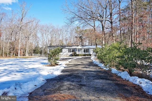 view of front of house