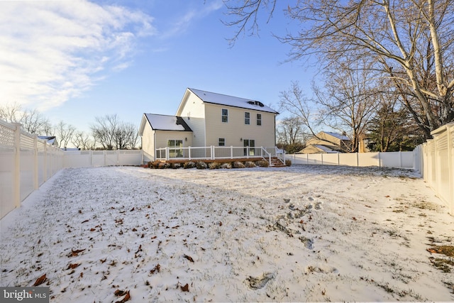 view of rear view of house