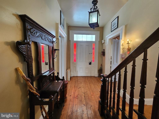 interior space featuring hardwood / wood-style floors