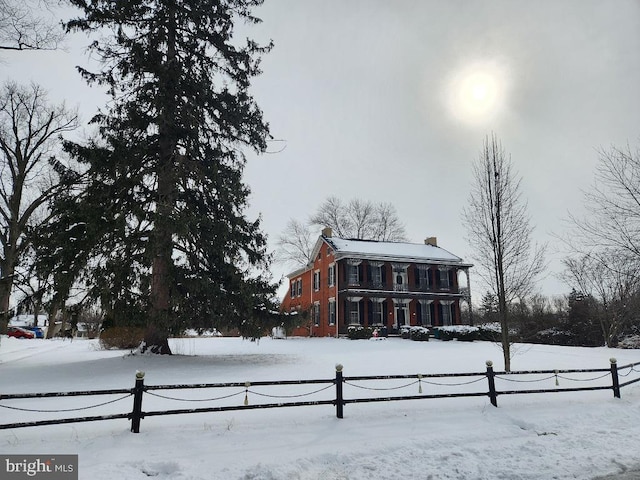 view of front of home