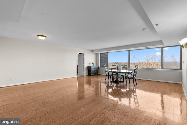 dining room featuring hardwood / wood-style flooring