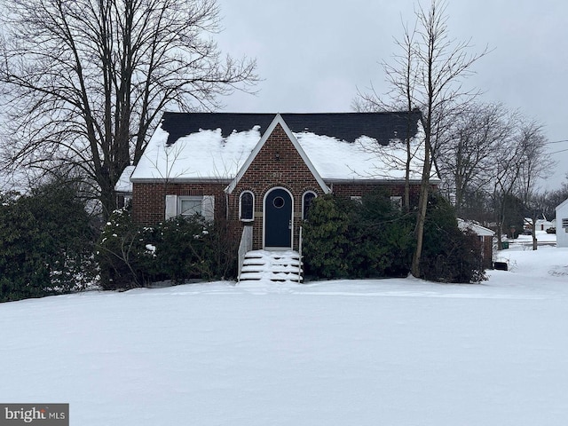 view of english style home