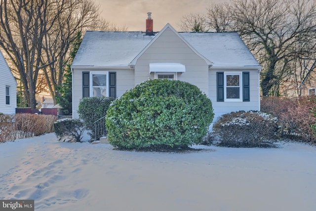 view of front of property